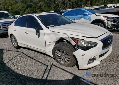 2015 Infiniti Q50 Premium z USA, uszkodzony, nr VIN JN1BV7AR5FM397354